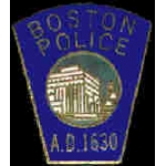 Boston, Massachusetts Police Department Badge Patch Pin